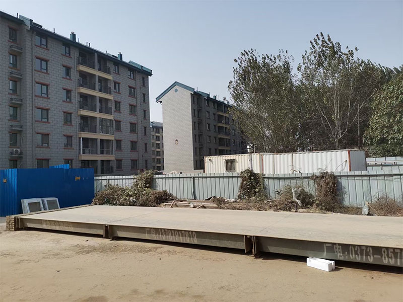 濮阳市台前县黄河滩区迁移安置区项目—地磅维修案例
